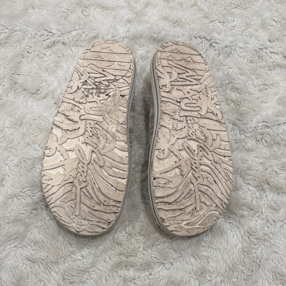 Maui and Sons Men's Slip-On Beach Loafers in Light Taupe Knit Size 7 - Picture 5 of 5